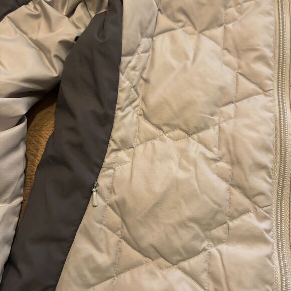 Helly Hansen Down Jacket Womens Small Multicolor Quilted Hiking Full Zipper - Picture 4 of 9